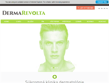 Tablet Screenshot of dermarevolta.com